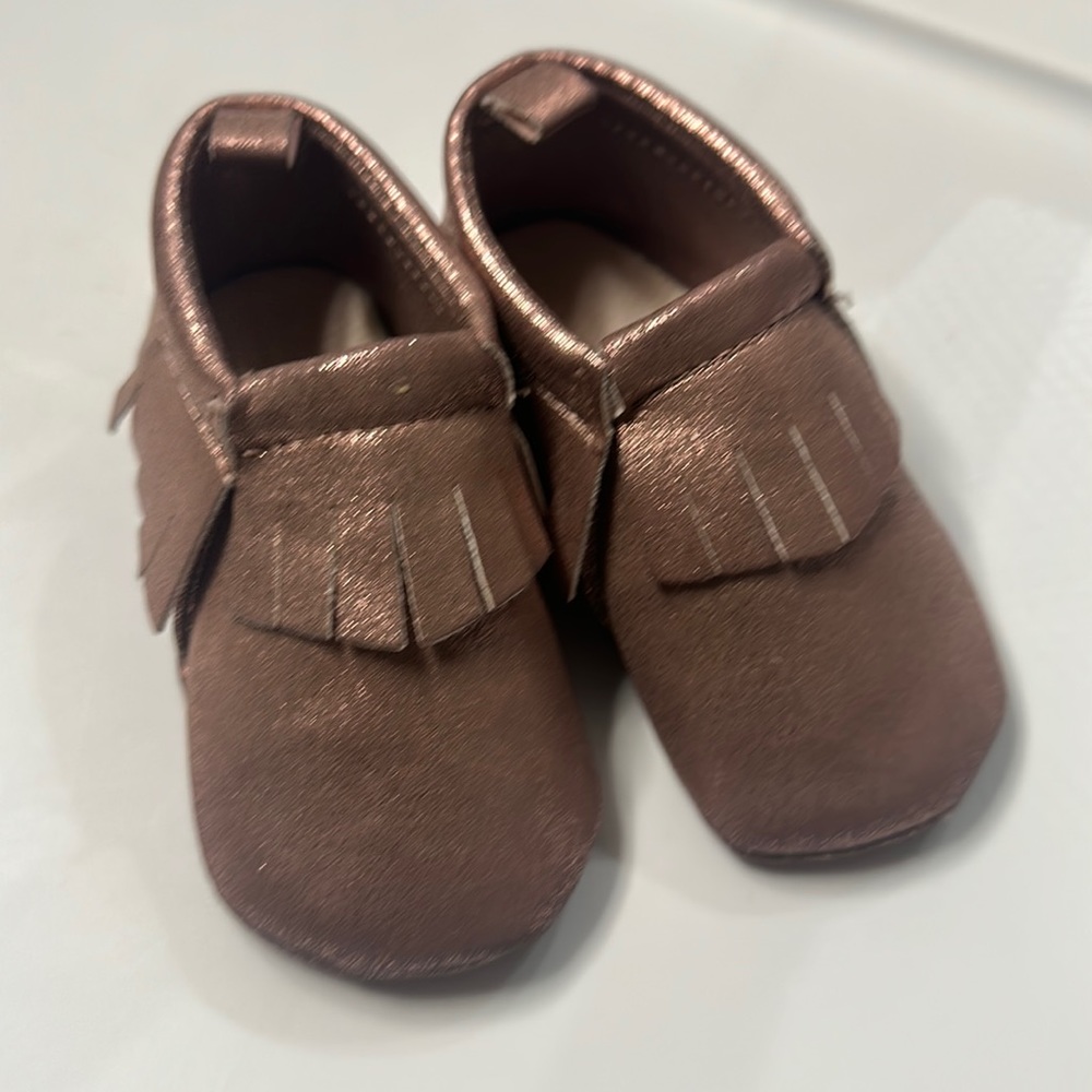 pink moccasins